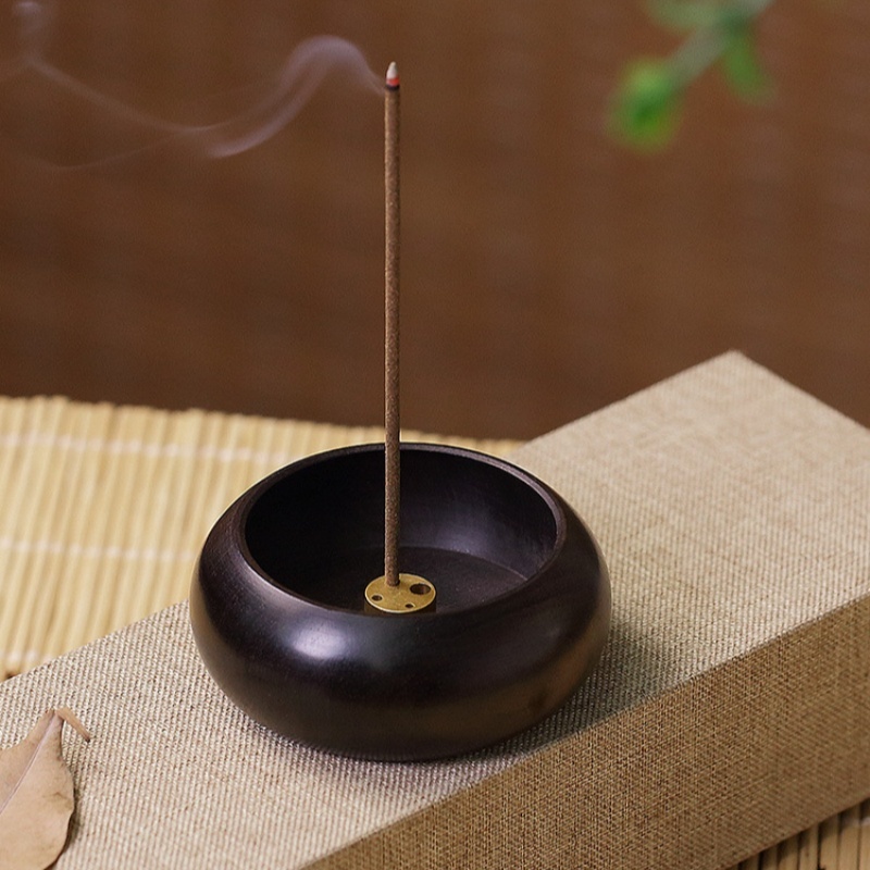 Home Fragrance Plug In - Porta Incenso in Legno a Forma
