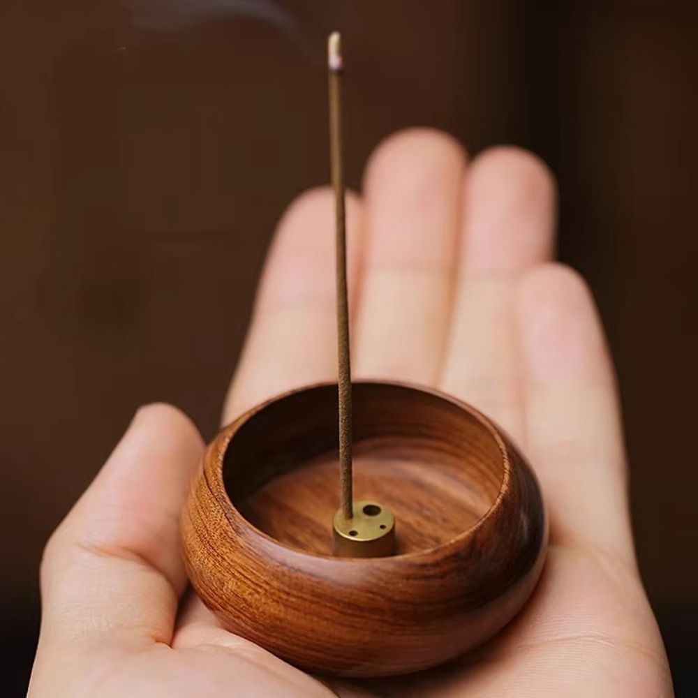 Home Fragrance Miniso - Porta Incenso in Legno con 4