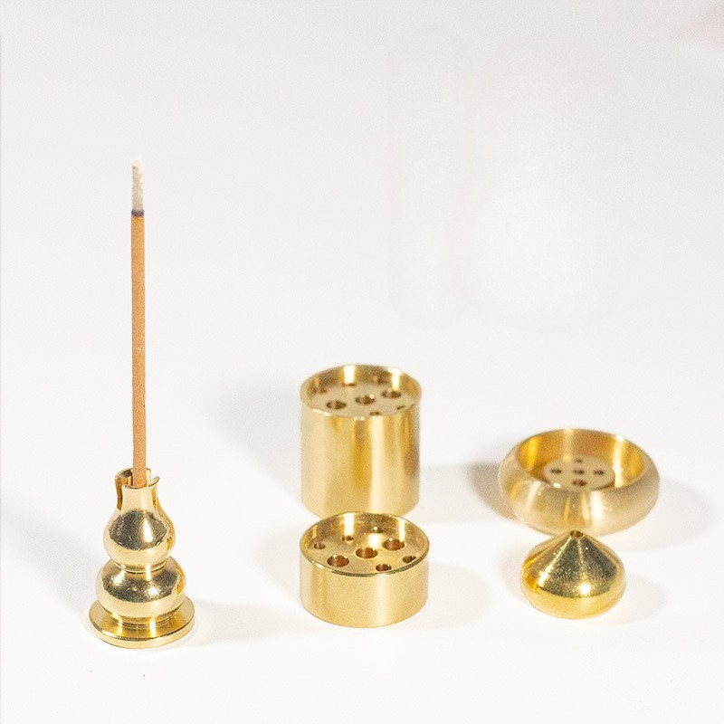 Home Fragrance Miniso - Bruciatore di incenso in ottone a